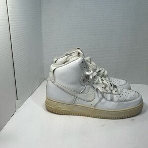 Nike White High-Top Sneakers